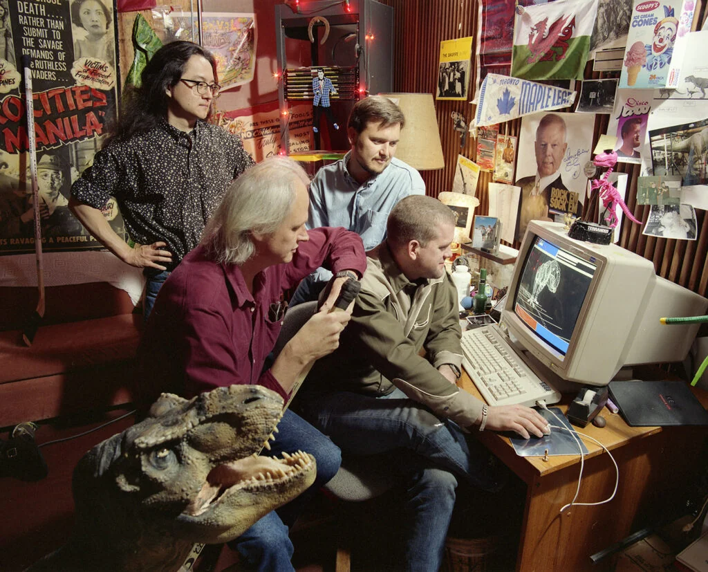Visual for this record: Jurassic Park's 1993 record documents creature effects, not previs